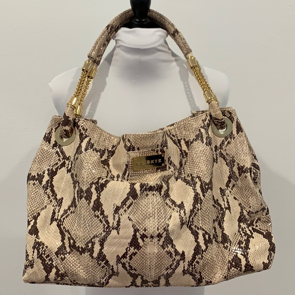 Cc Skye Python Handbag Beautiful And Like New - image 1
